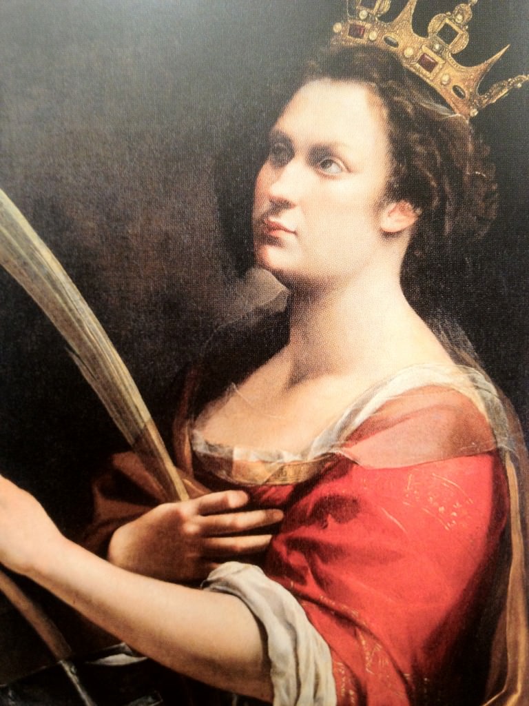 Saint Catherine d'Alexandrie Artemisia Gentileschi
