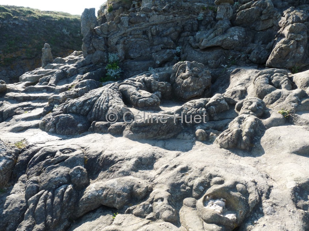 Les rochers sculptés de Rothéneuf Bretagne
