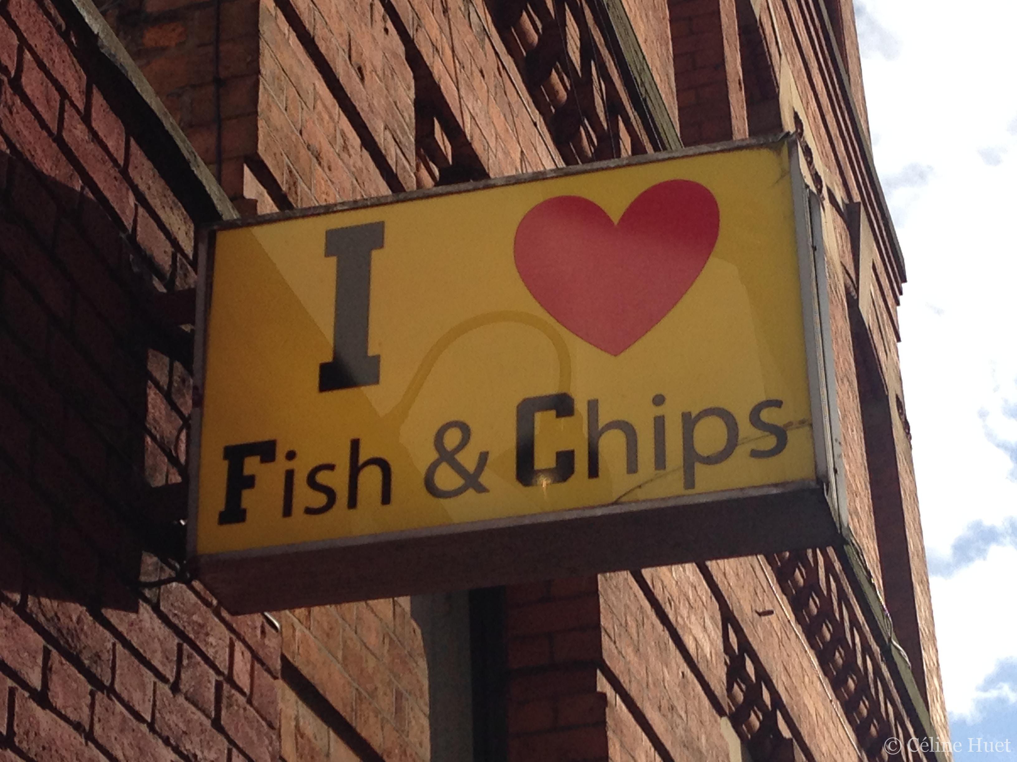 Fish & Chips Manchester Royaume Uni