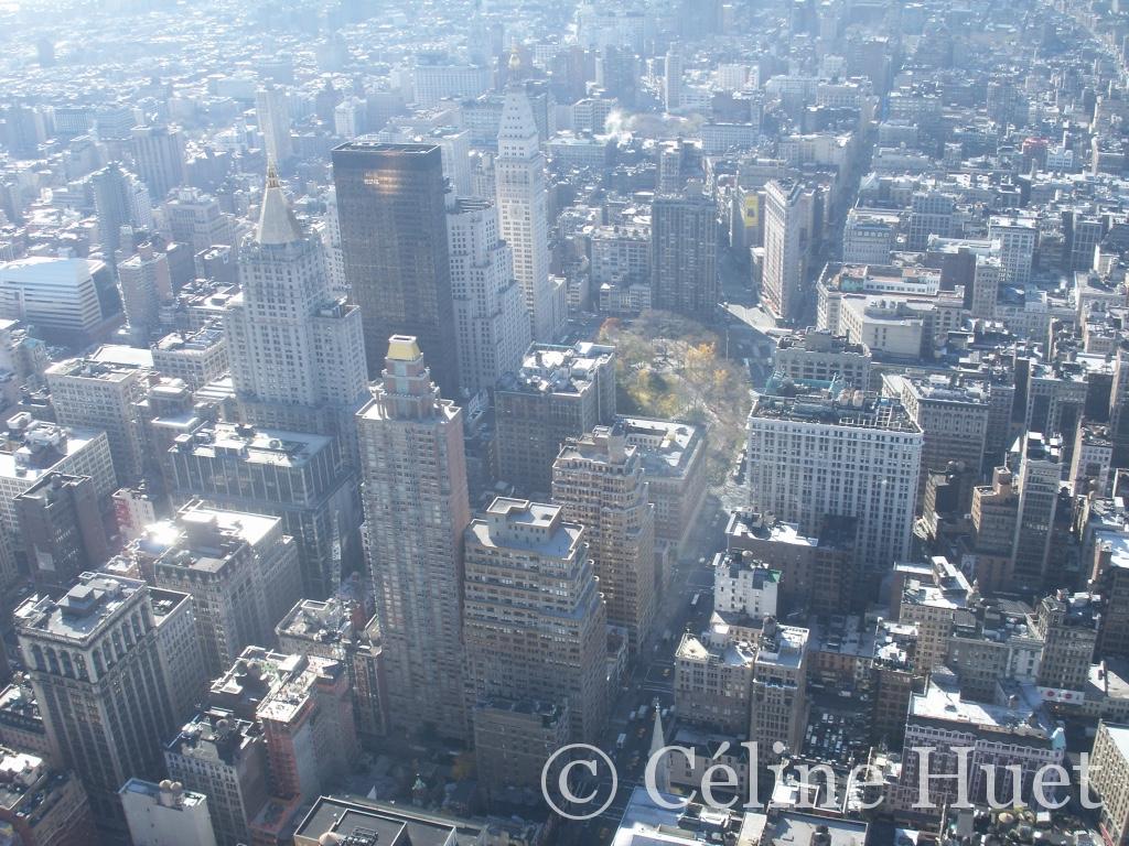 New York vue de l'Empire State Building