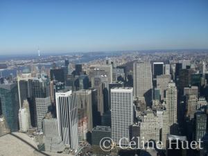 New York vue de l'Empire State Building