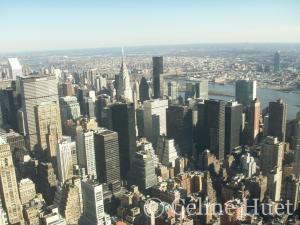 New York vue de l'Empire State Building