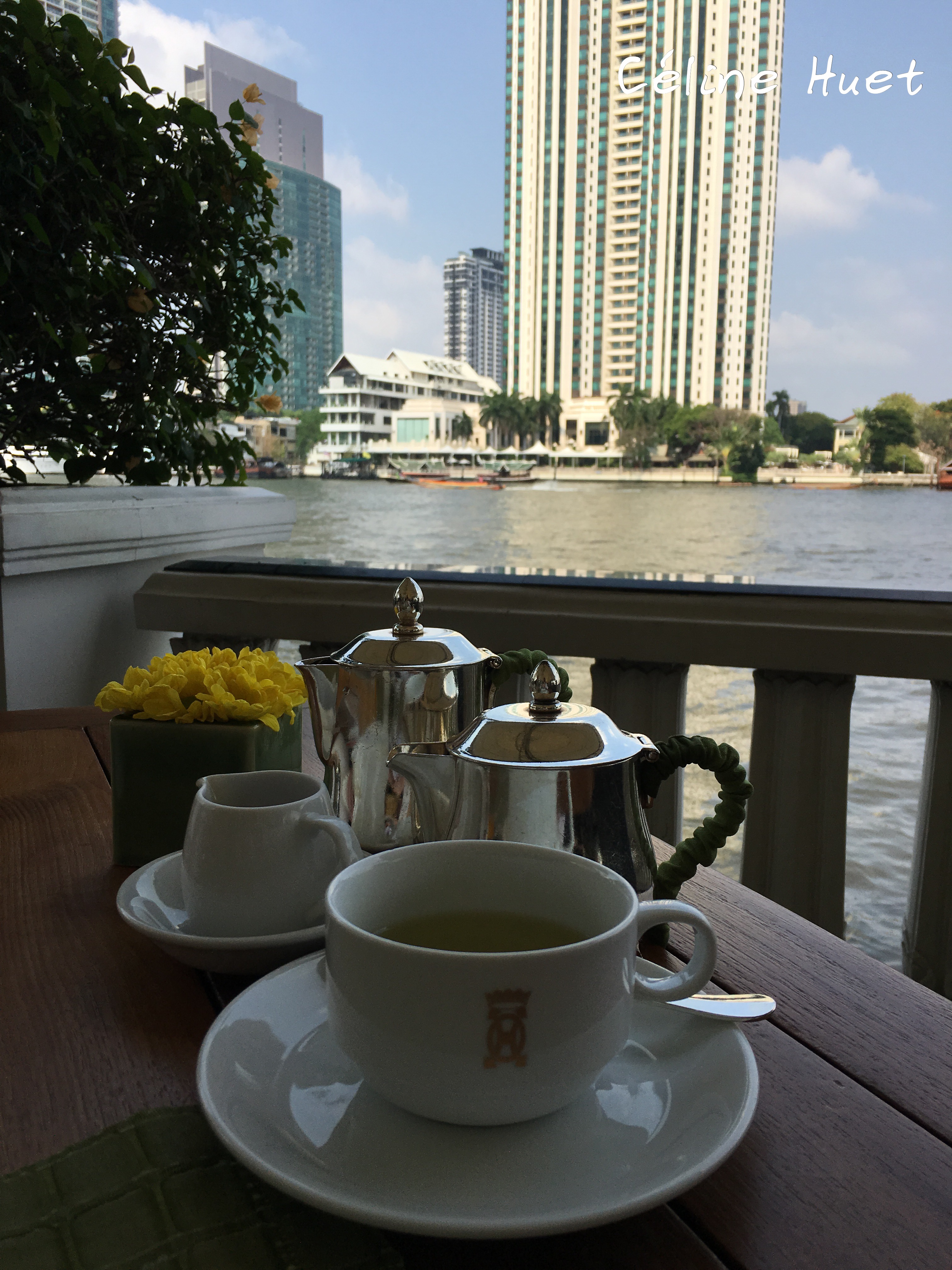 Lemongrass tea by the river Mandarin Oriental Bangkok