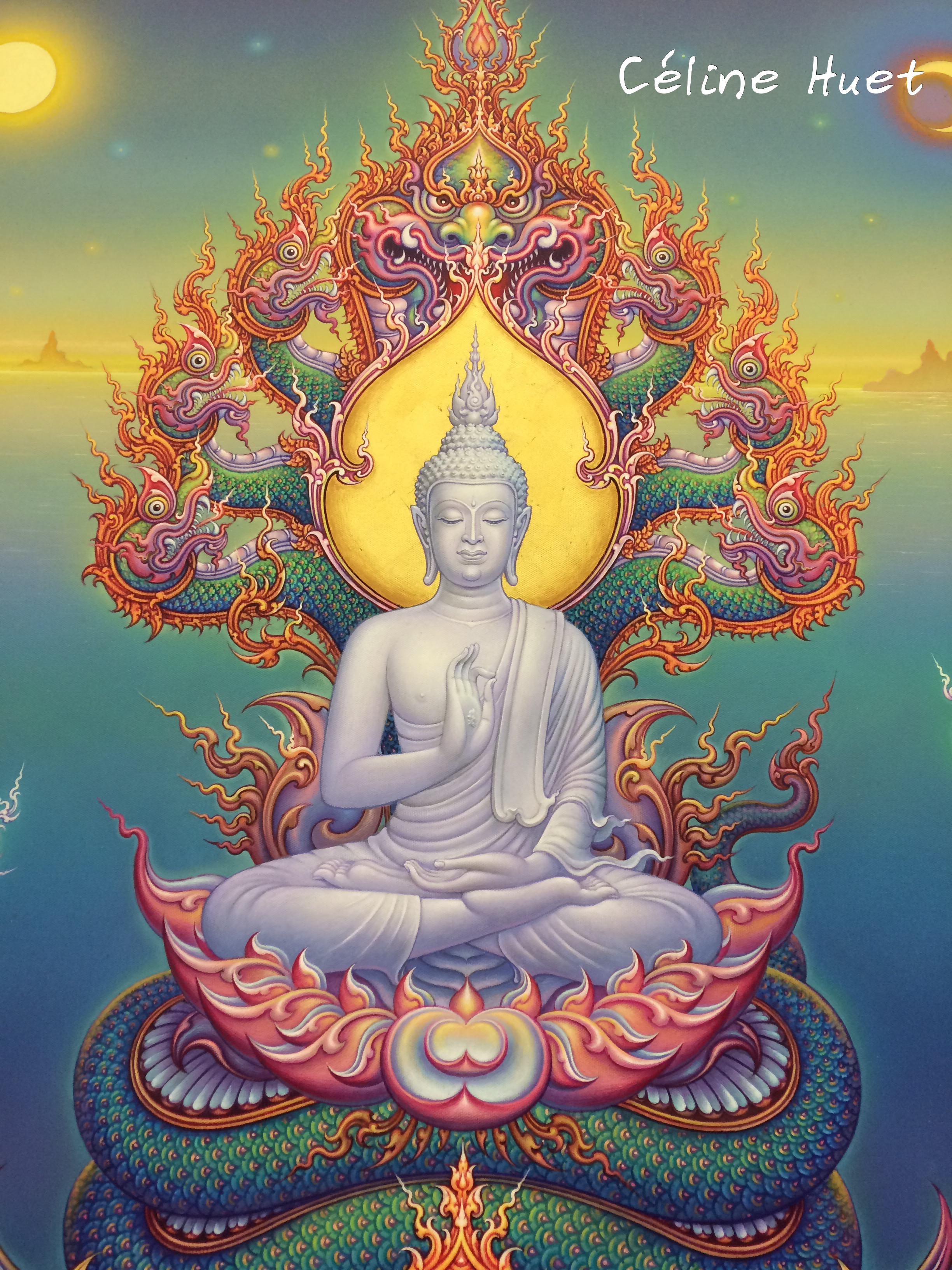 The blessing of Lord Buddha Chalermchai Kositipipat MOCA Bangkok Thaïlande Asie