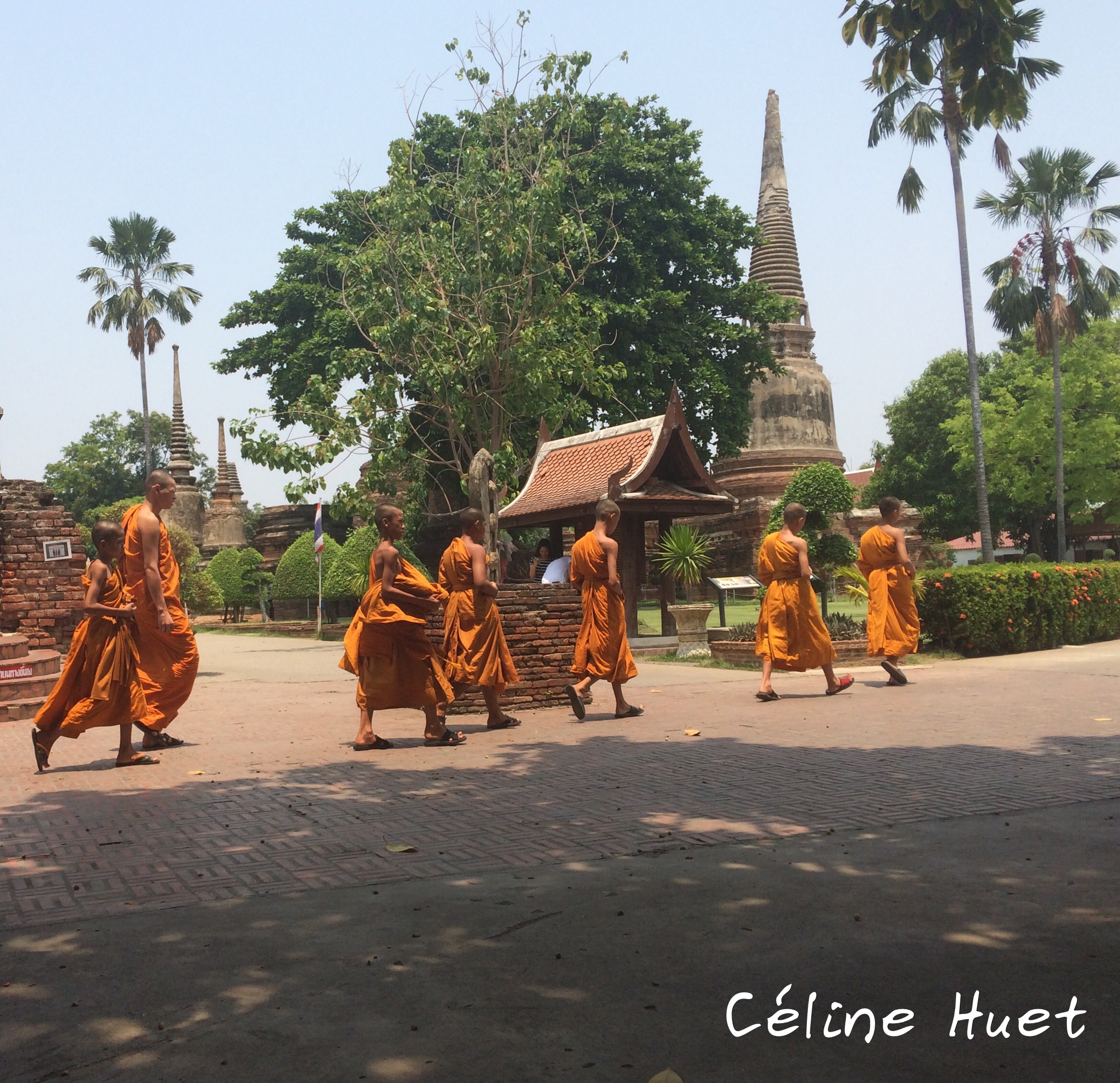 Wat Yai Chaya Mongkol Ayutthaya Thaïlande Asie