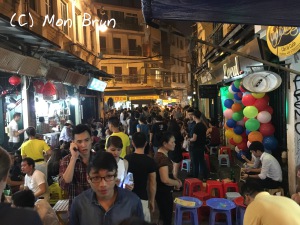 La rue de la soif Hanoï Vietnam Asie