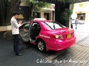 Pink Taxi Bangkok Thaïlande Asie