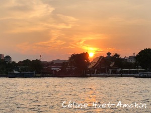 Coucher de soleil Bangkok Thaïlande Asie