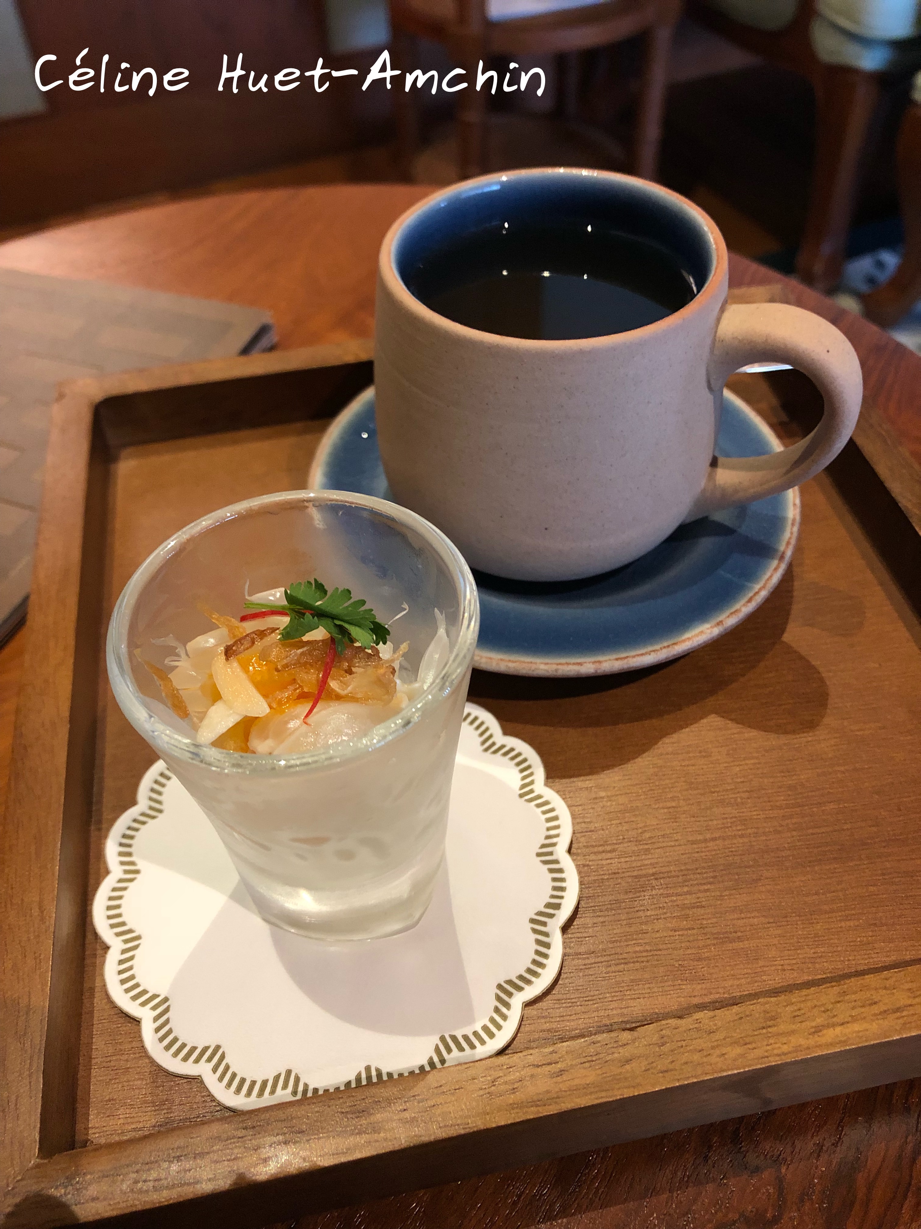 Ginger ice tea and Pomelo salad Spa Mandarin Oriental Bangkok Thaïlande Asie