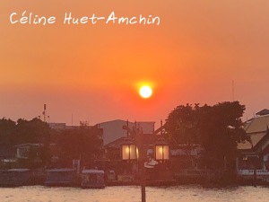 Coucher de soleil Bangkok Thaïlande Asie