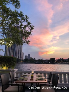 Coucher de soleil Bangkok Thaïlande Asie