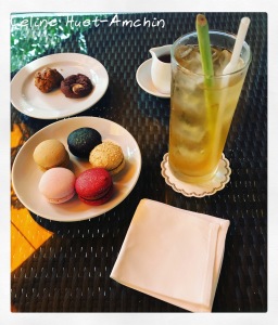 Macarons Lemongrass ice tea Mandarin Oriental Bangkok Thaïlande Asie