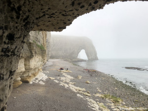 La Valleuse de Jambourg et la Manneporte Etretat Normandie