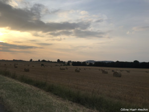 Coucher de soleil Le Perche France