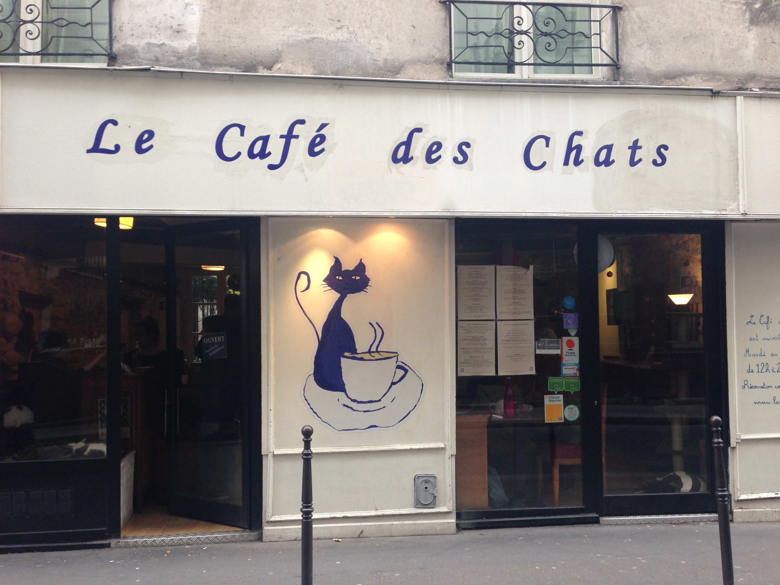 Le Café des Chats Paris 4 2015 (fermé depuis)
