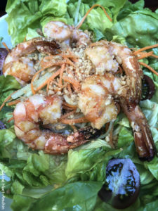 Salade thai gambas Bar 8 Mandarin Oriental Paris