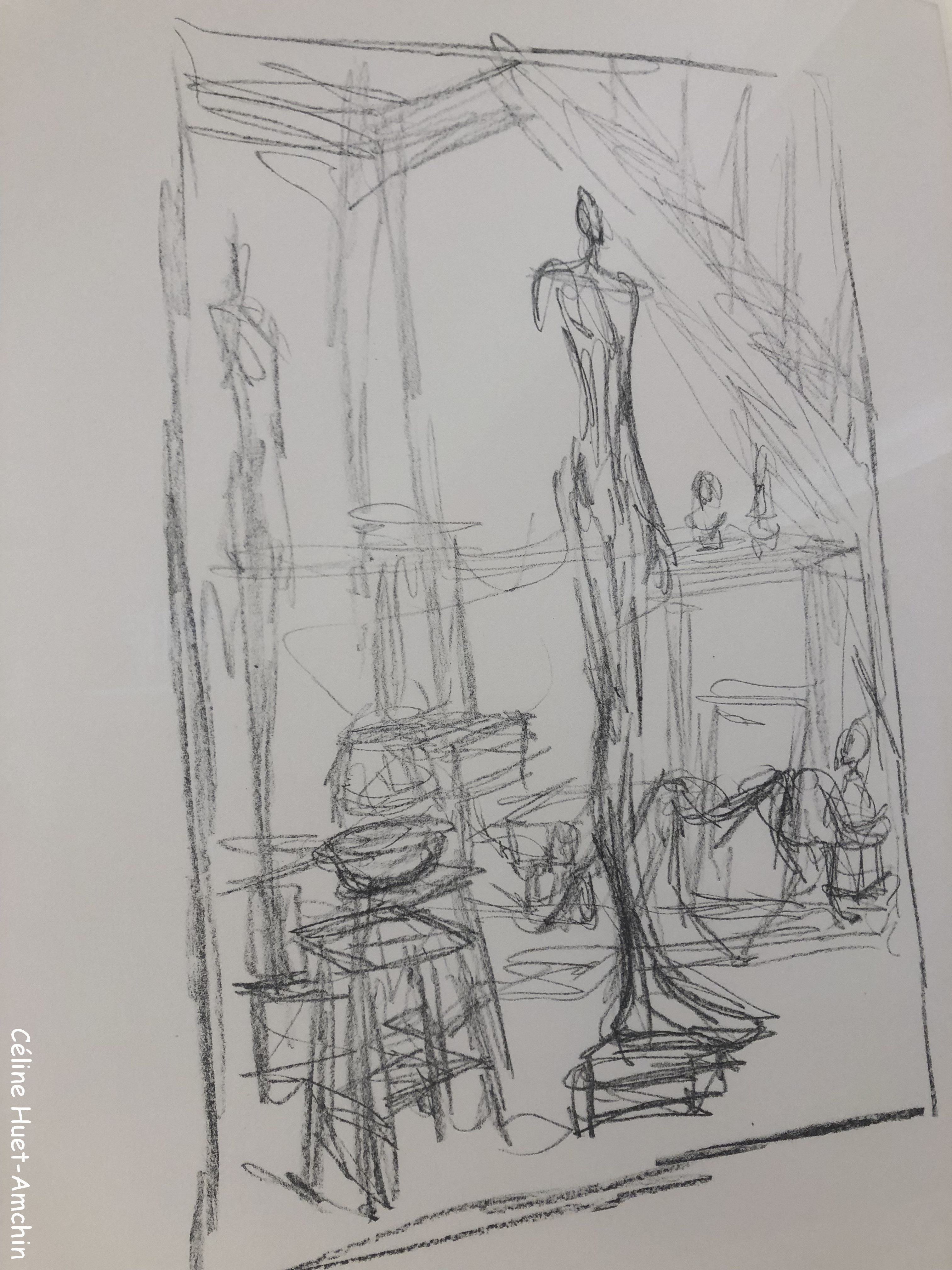 Epreuve d'essai Giacometti Institut Giacometti Paris