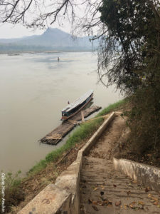 Bateau retour vers Luang Prabang Laos Asie