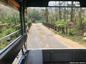 Sur la route entre Kuang Si et Luang Prabang Laos Asie