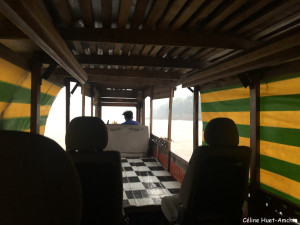 Orage sur le Mékong retour vers Luang Prabang Laos Asie