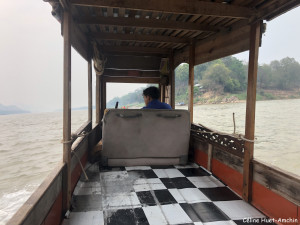 Bateau vers les grottes Mékong Luang Prabang Laos Asie