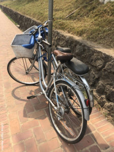 "Nos bicyclettes" The Belle Rive Boutique Hotel Luang Prabang Laos Asie