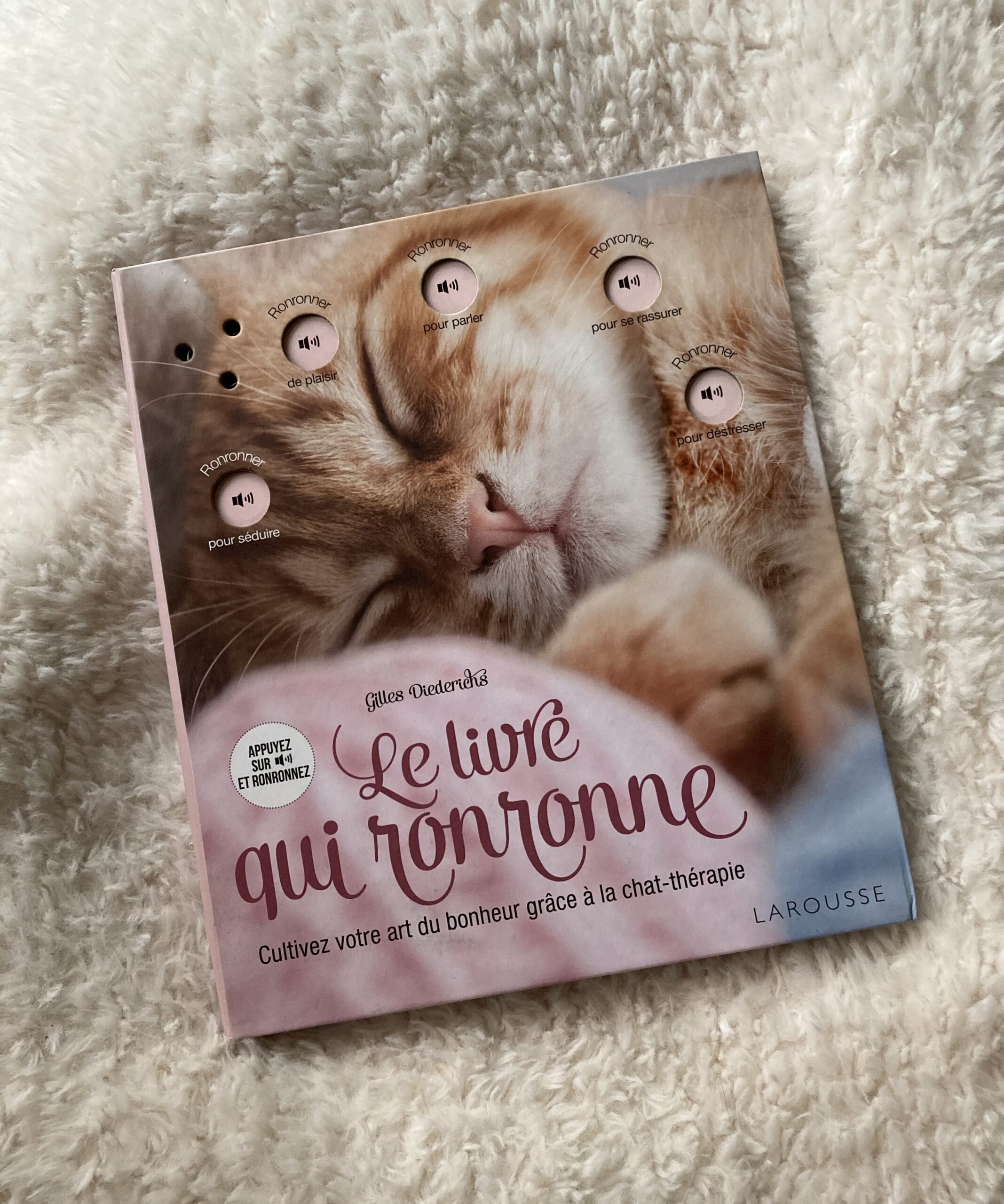 « Le livre qui ronronne » de Gilles Diederichs…