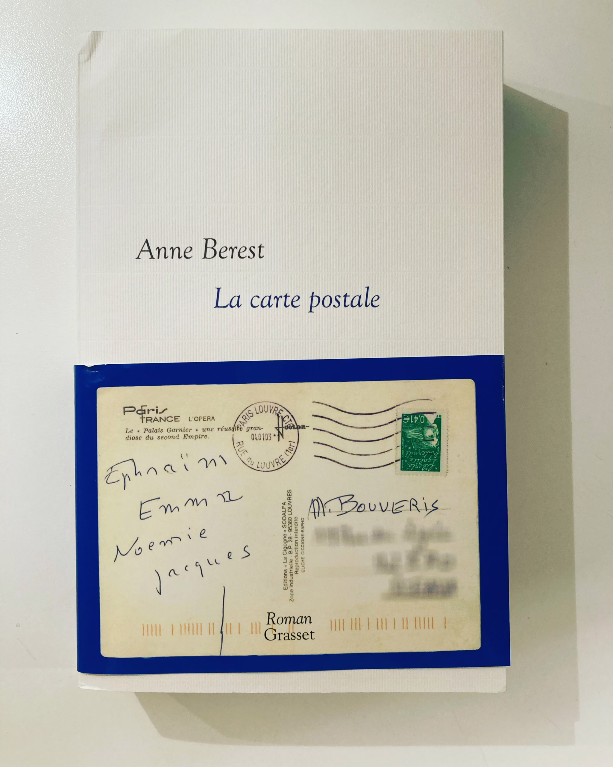 « La carte postale » d’Anne Berest…