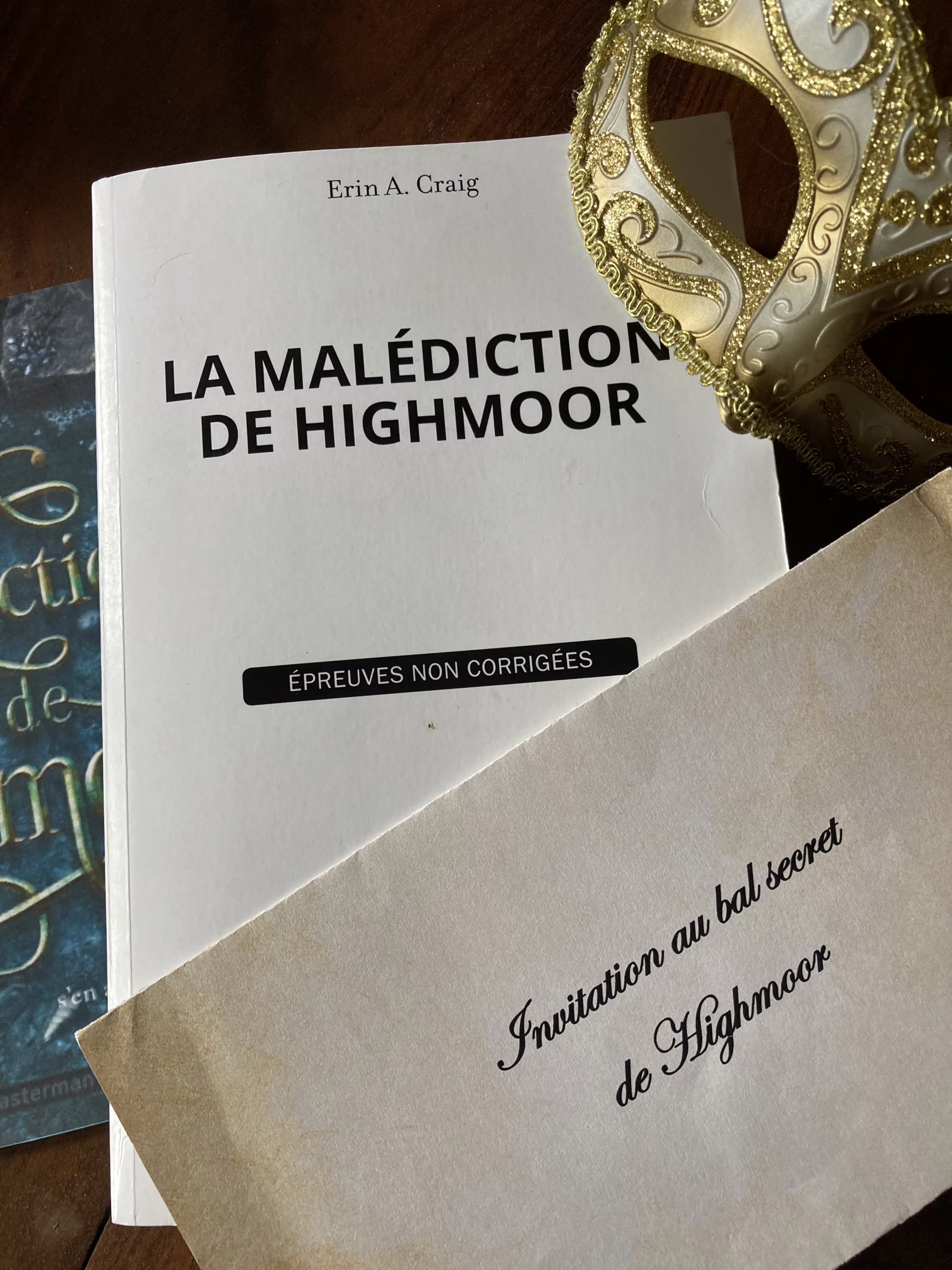 « La malédiction de Highmoor » d’Erin A.Craig…