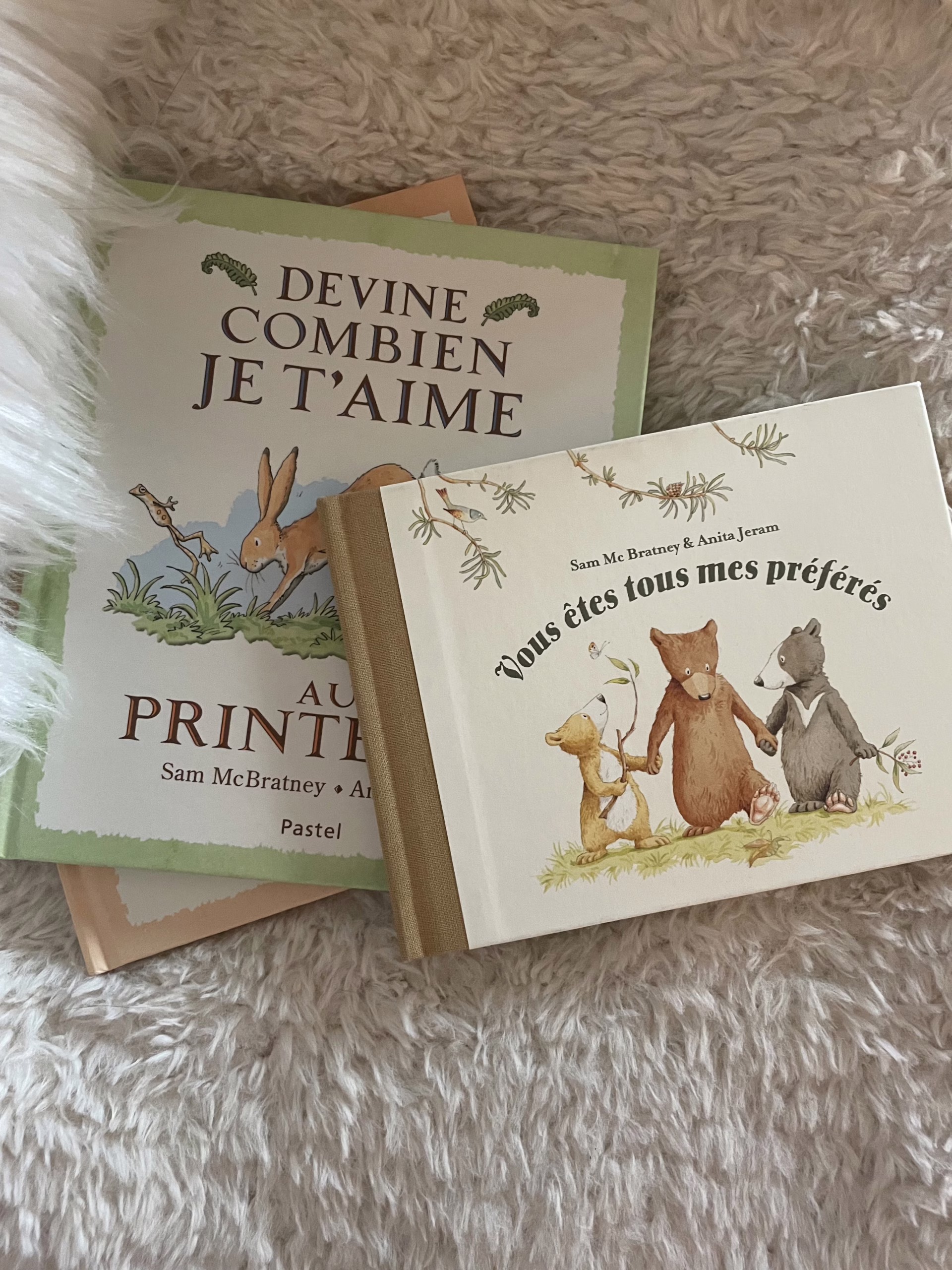 « Vous êtes tous mes préférés » de Sam McBratney et Anita Jeram…